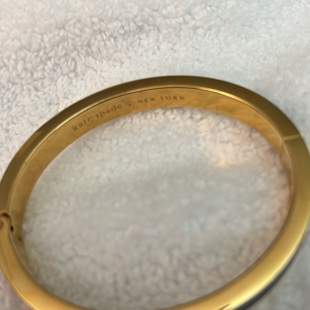 Boutique item not outlet Katespade navy and gold bangle - Picture 2 of 5